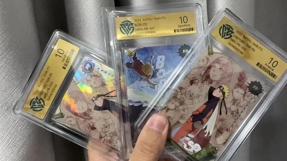 Karta Naruto wersja angielska PR-001PR-002 PRISTINE-10.0 Autentyczna karta oceny KAYOU — image 1