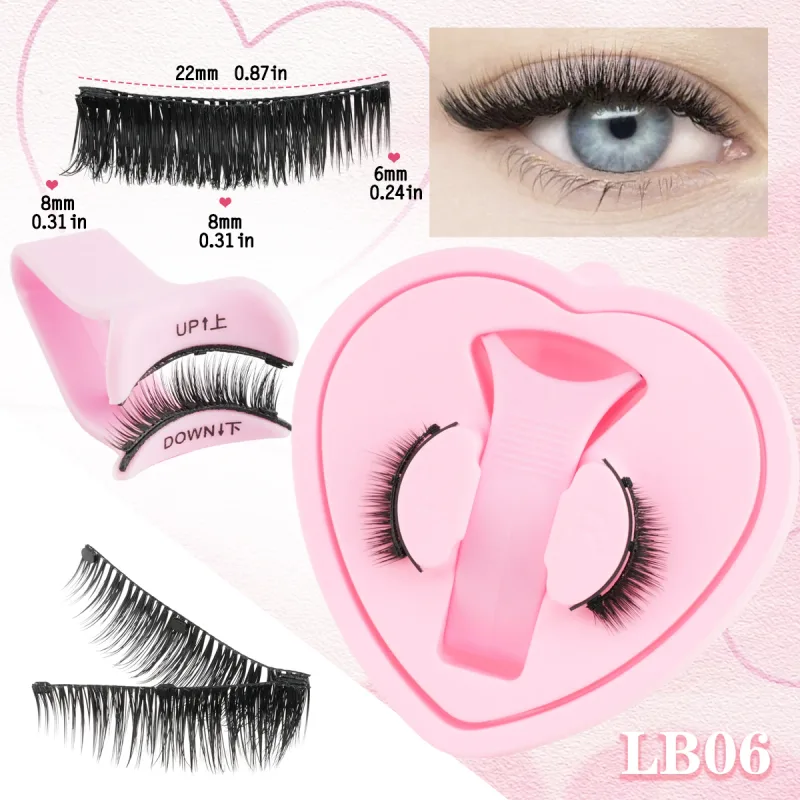 Magnetiske øjenvipper Kit Naturlige 3D mink vipper Tykke fluffy falske vipper Ingen lim nødvendig Fake øjenvipper Makeup Faux Cils — image 12