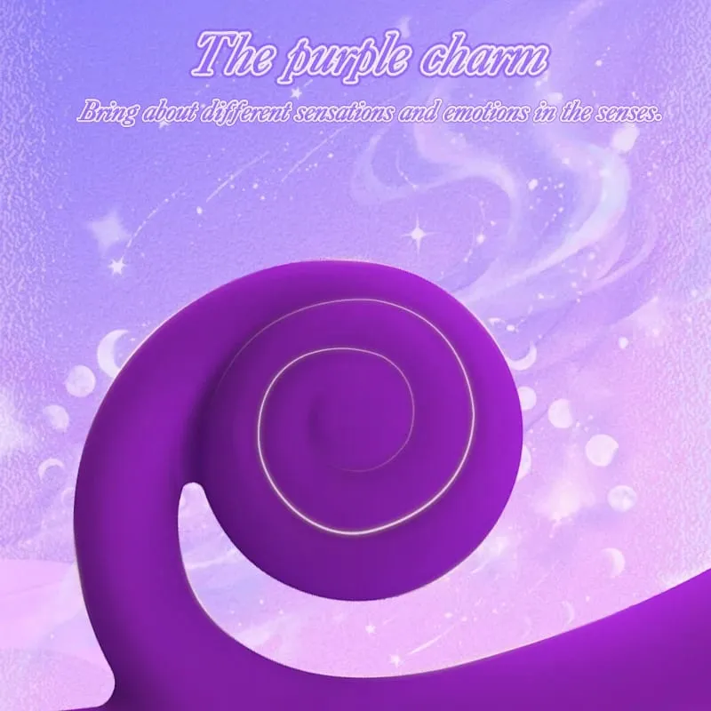 Vibratore a lumaca Punto G Penetrazione del dildo Lumaca flessibile per stimolazione perfetta del clitoride 10 modalità Piacere Giocattolo del sesso per Womanz — image 5