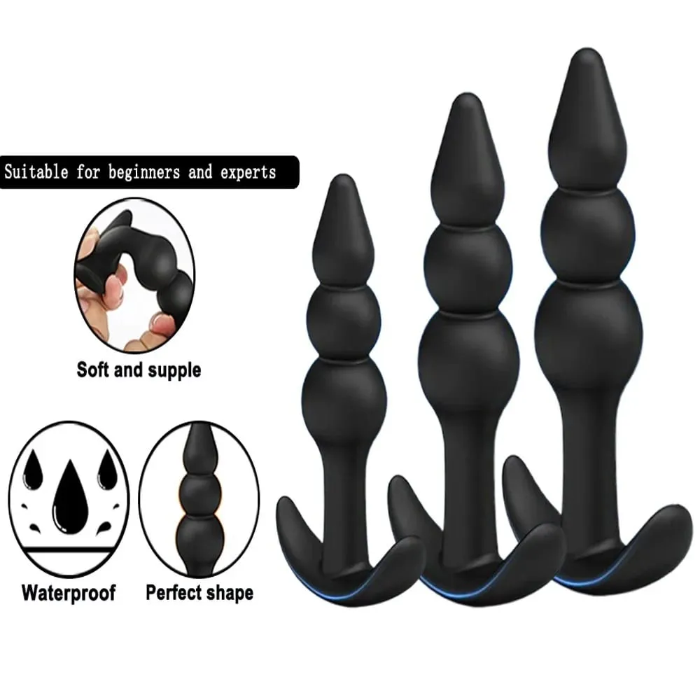 Silikonové dildo Anální kolíky Zarážka na tupo Dilatátor Masážní přístroj prostaty Vaginální stimulátor Sexuální hračky pro dospělé pro muže/ženy Trenér — image 6