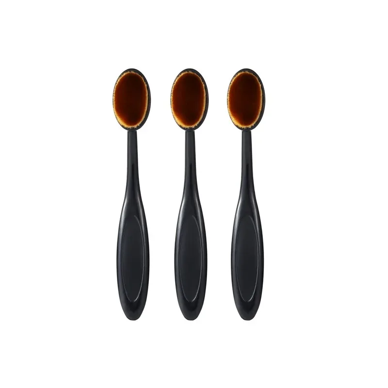 1/3PCS ขนาดใหญ่ Foundation แปรงแปรงสีฟันรูปร่างแต่งหน้า Make Up Tools Get Fast แม้การใช้ครีมและผง cosmnetic — image 7