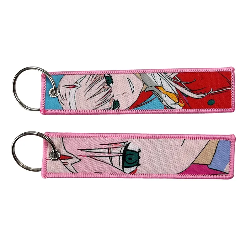 Embroidery Cool Eagle Beak Keychain Lanyard Anime Manga Series Badge Holder USB Pendant Portable Key Lanyard Accessories — image 44