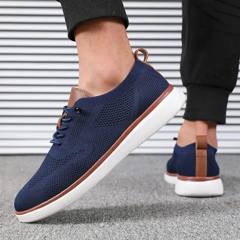 Le scarpe leggere da uomo in maglia, comode per tutto il giorno, hanno scarpe da passeggio dalla vestibilità eccellente, adatte per scarpe da trekking da indossare ogni giorno — image 10
