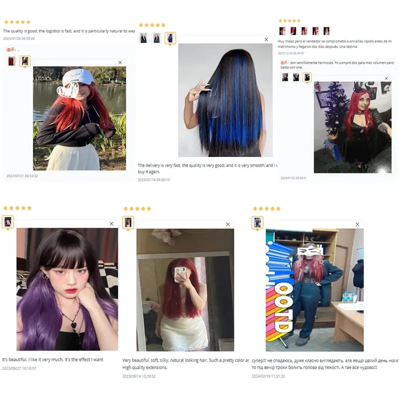Long Straight Curly One Piece 5clips Clip-in Extensions 22Inch Heat Resistant Hairstyles Colour Mix Blonde Hair Piece For Women — image 7