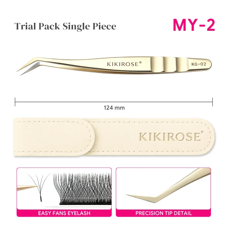 Applicateur de cils de précision, pincettes pour extensions de cils, cluster de faux-cils, outil de maquillage de Salon en acier inoxydable — image 10