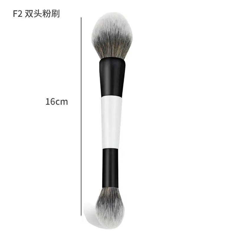 Doppelköpfiges Make-up-Pinsel-Set F1-F4 für Foundation Blush Highlighting Beauty Tools Kosmetikpinsel zur Gesichtsformung — image 6