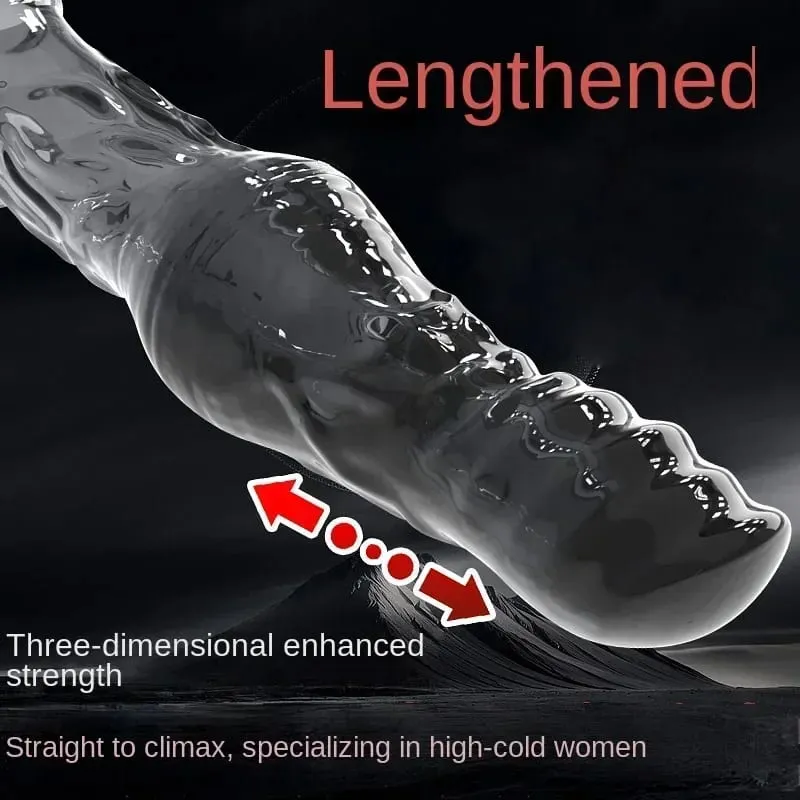 Penis Ekstensi Lengan Lembut Ejakulasi Tertunda Kondom Binatang Penis Extender Kontol Lengan Dewasa Mainan Seks untuk Pria Pijat Vagina — image 3