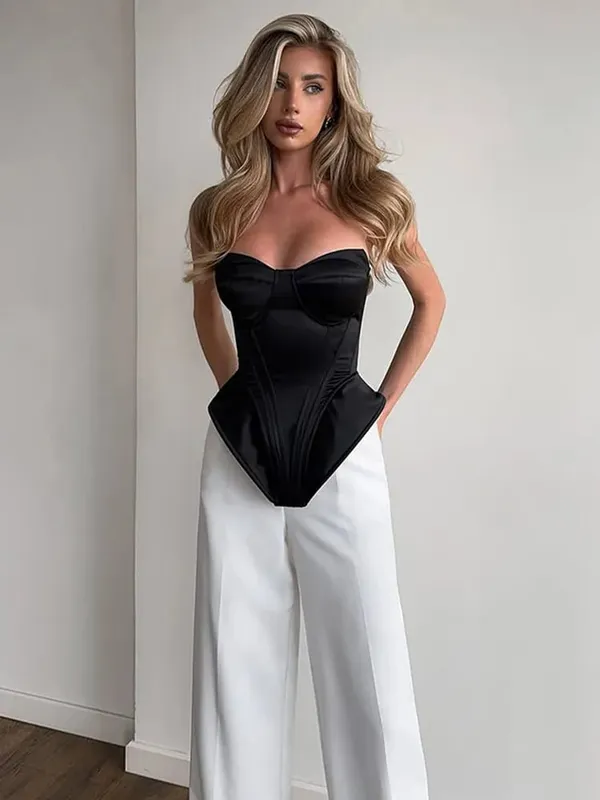 Verde Chic Corsetto Halter Abito lungo Donna Solid Backless Off Spalla Pieghettato Patchwork Abiti slim 2026 Abito da donna Nuovo