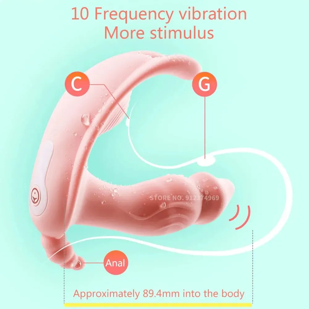 Alat Alat Kawalan Jauh Vibrator Telur untuk Wanita Perangsang Klitoris Dildo Wanita Melancap Seluar Dalam Boleh Dipakai Bergetar Dewasa Mainan Seks — image 2
