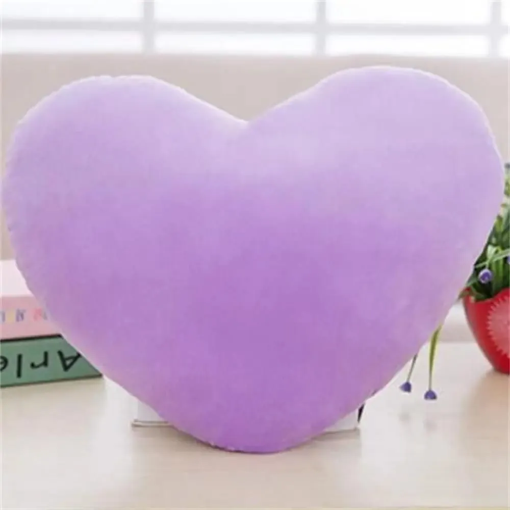 Pink Color Home Decorative Valentines Day Heart Pillow Soft Pillow Pillow Heart Shape — image 11