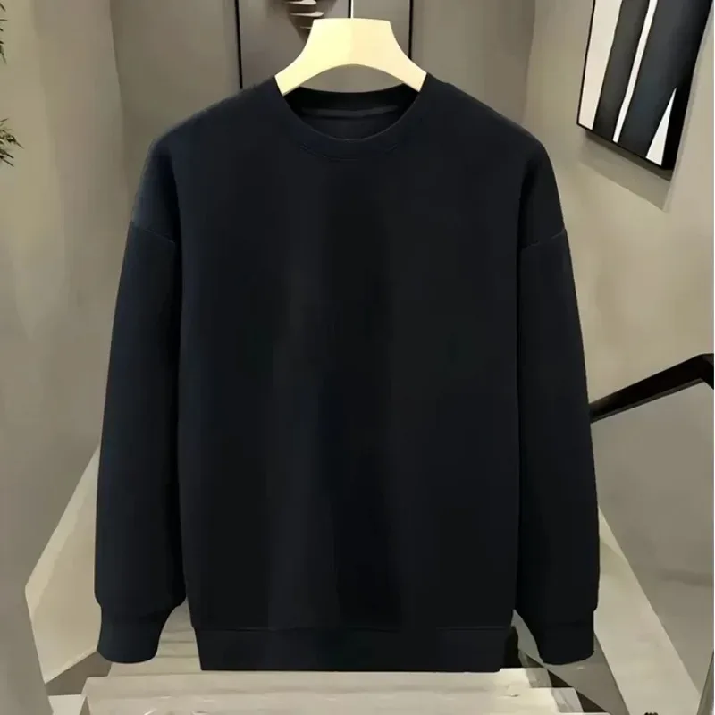 Men's Crew Neck Long-Sleeve Sweatshirt with Black Star/Compass-Like Print Casual Daily Top Fashion Harajuku Y2K Hoodies — image 3