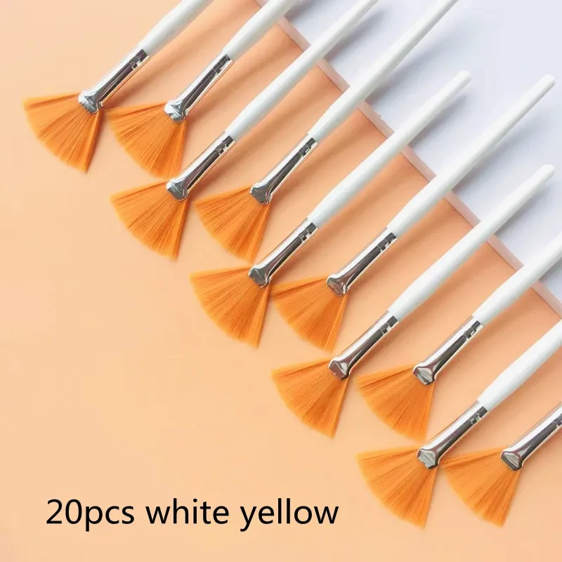 10/20/50pcs Fan Shape Facial Mask Brush Multifunctional Makeup Brushes Essential Oil Women Facial Body Beauty Makeup Tools Brush — image 12