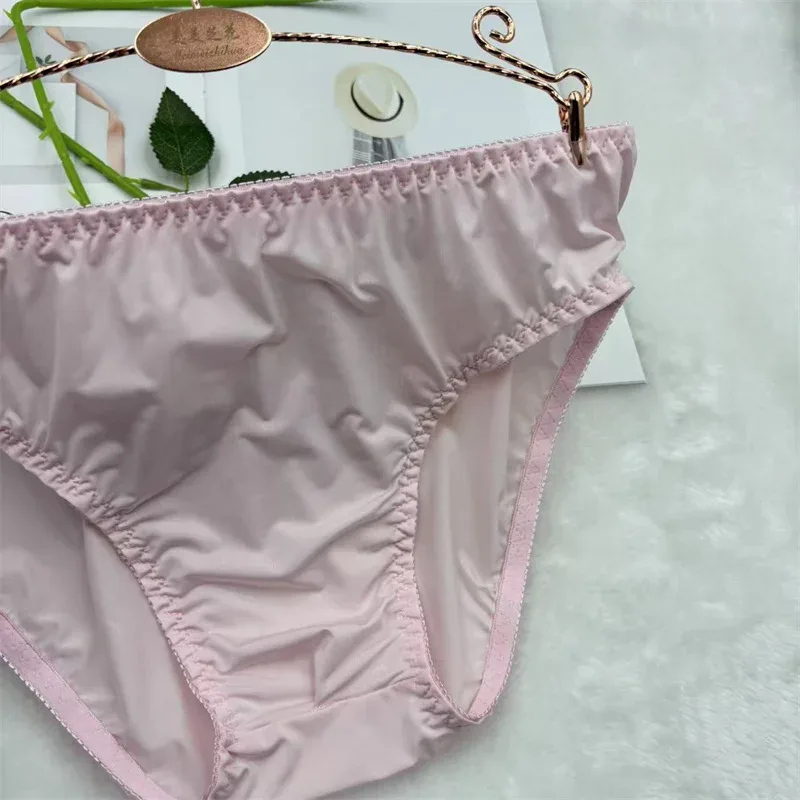 Ultra-Thin Silky Ice Silk Elastic Soft Close-Fitting Fabric Men's Daily Comfort Underwear Breathable Briefs men underwear sexy — image 5