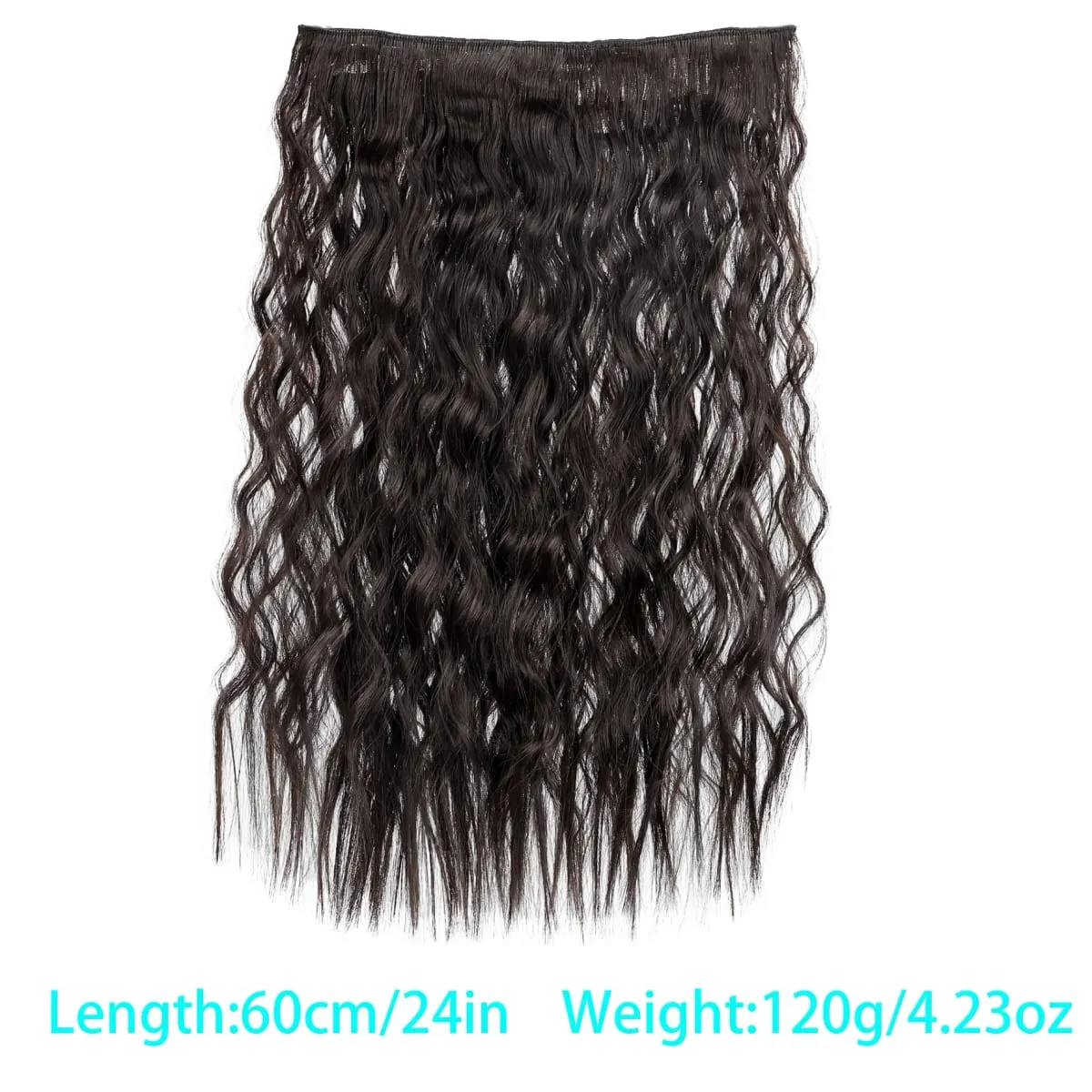 Synthetic corn beard curly hair extensions in three sizes wig head covers full top hair covers replacement for women's wigs — image 17