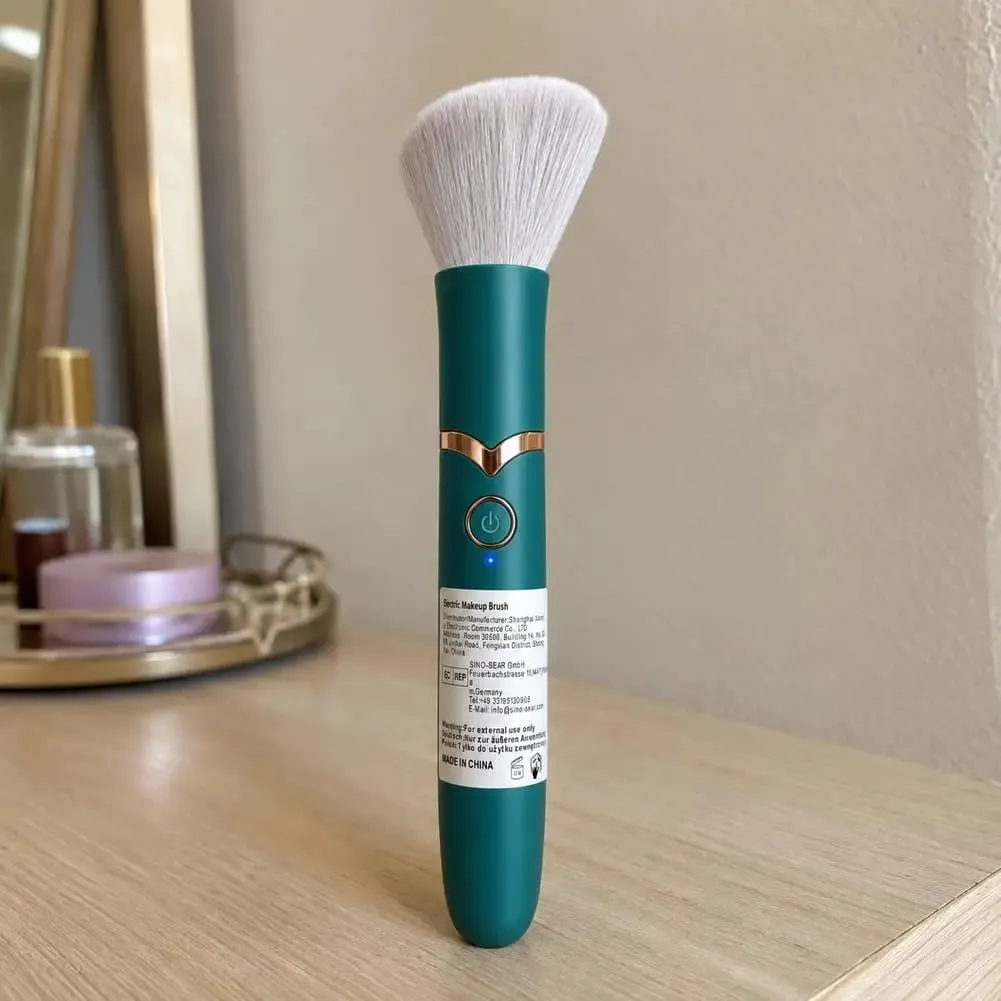 Νέα ηλεκτρικά πινέλα μακιγιάζ Vibrating Blush Brush Flawless Foundation Blending Tool Facial Massager & Beauty Products — image 5
