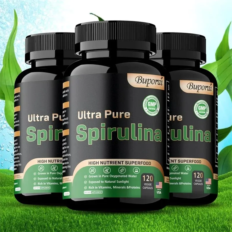 Organic Spirulina - Detoxification Immune System Cardiovascular Antioxidant Improve Digestive Health — image 1