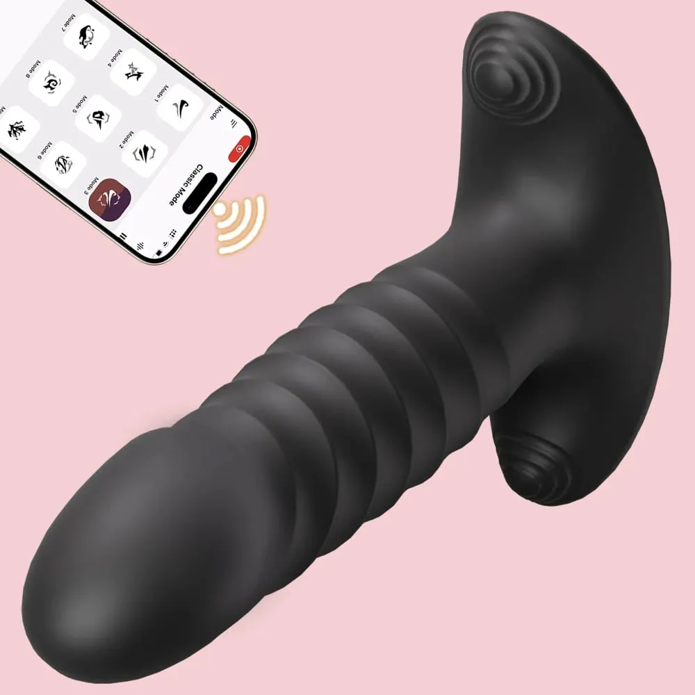 APP-Steuerung, männlich, stoßend, Prostata-Massagegerät, Vibrator für Männer, schwuler Analplug, Teleskop-Buttplug, weibliches Sexspielzeug für Erwachsene — image 1