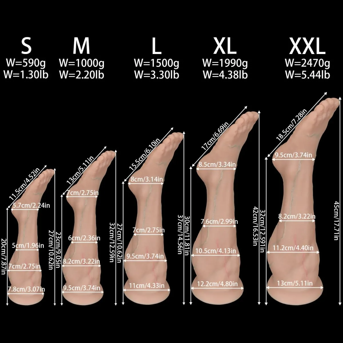Enorme piede in silicone Butt plug gamba spessa dildo grande spina anale espansore anale masturbatore ano dilatatore giocattoli del sesso giocattolo per adulti negozio del sesso — image 6