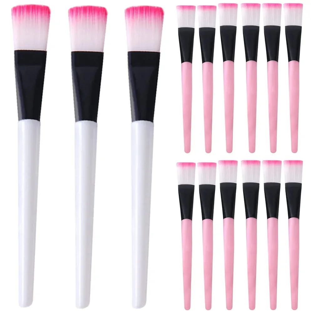 10PCS Berus Topeng Kipas Muka Berus Alat Aplikator Topeng Muka Berus Solek Untuk Wanita Pakar Estetika Alat Kosmetik Topeng Muka DIY — image 1