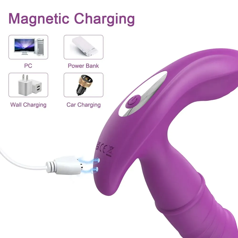 APP สวมใส่ Clitoral G Spot Thrusting Vibrator Panty เครื่องสั่น Dildo Clitoris Butt Plug Stimulator Sex Toy สำหรับผู้หญิงคู่ 18