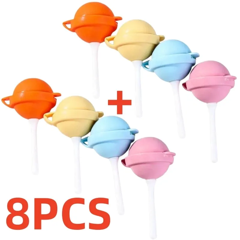 Mini moule à glace en Silicone, plateau à sucettes, de qualité alimentaire, réutilisable, antiadhésif, empilable, pour les bouchées d'œufs, le stockage des aliments — image 8
