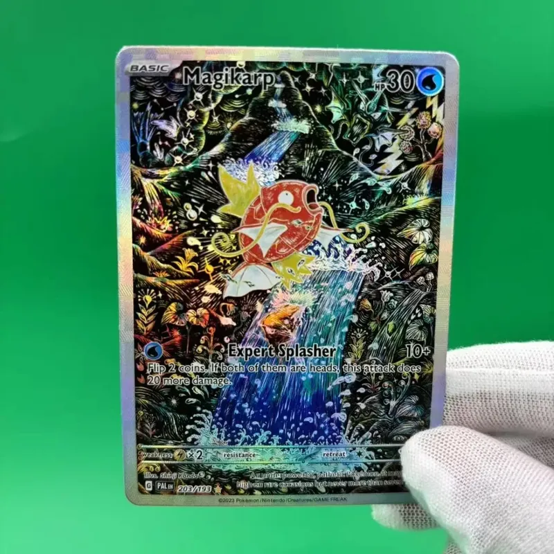 P 컬렉션 카드 Mew ex Umbreone Blastoise DIY 자기 제작 단일 카드 클래식 게임 애니메이션 카드 선물 장난감 — image 23