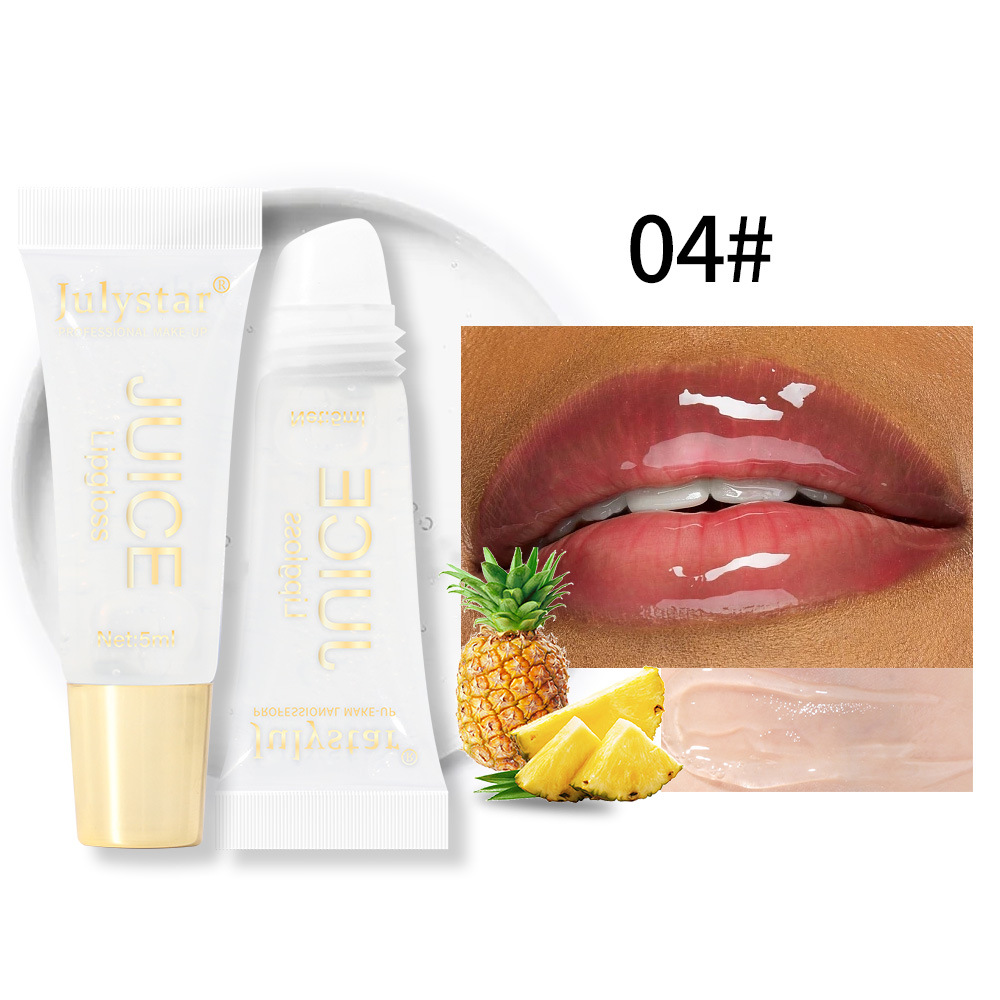 Gloss Bibir Montok Coklat Bogel Melembapkan Minyak Bibir Buah-buahan Lutsinar Kesepenuhan Bibir Tint Aplikator Solek Tiub Lembut Penjagaan Kecantikan — image 8