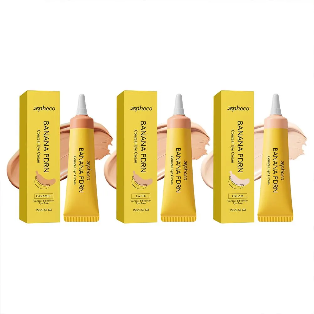 Zephoco Banana PDRN Concealer-Augencreme, erhellt, beruhigt, repariert, leichter, feuchtigkeitsspendender Concealer für die Augen, klebt nicht unter den Augen — image 5