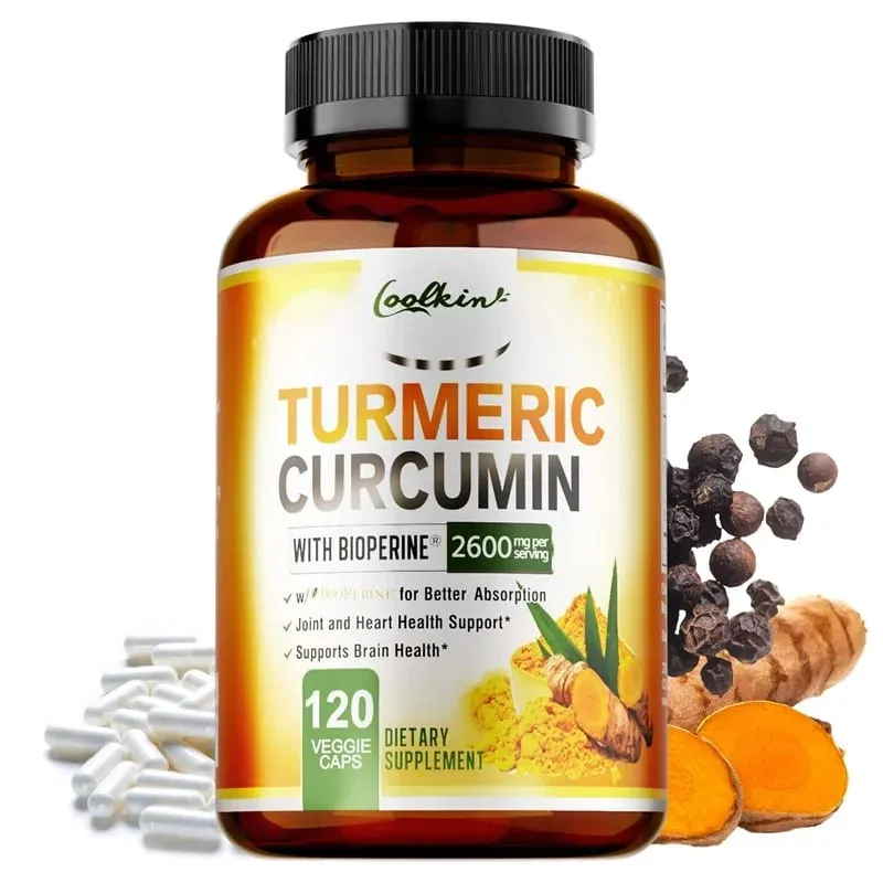 Curcumine de curcuma – Soulage les douleurs articulaires, favorise la croissance osseuse, soutient l'inflammation des articulations, antioxydant et santé digestive. — image 2