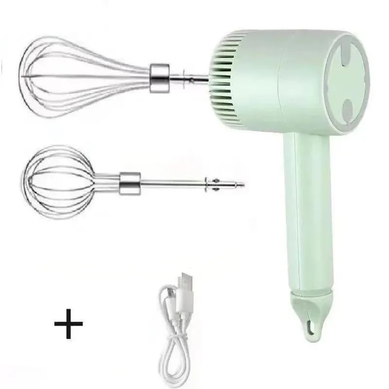 Tragbarer Mixer Mixer Küchengeräte Handmixer Elektrische Küchenmaschinen Set Milchaufschäumer Schneebesen Kuchen Backen Knetmixer — image 11