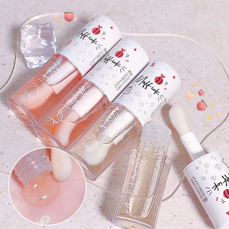 Make Up ความงามเกาหลีเครื่องสำอาง Lip Ink GLOSS Labial LIPS Moisturizer Jelly ลิปสติก Bright Oil Moisturizing Balm Big Lip Brush — image 6