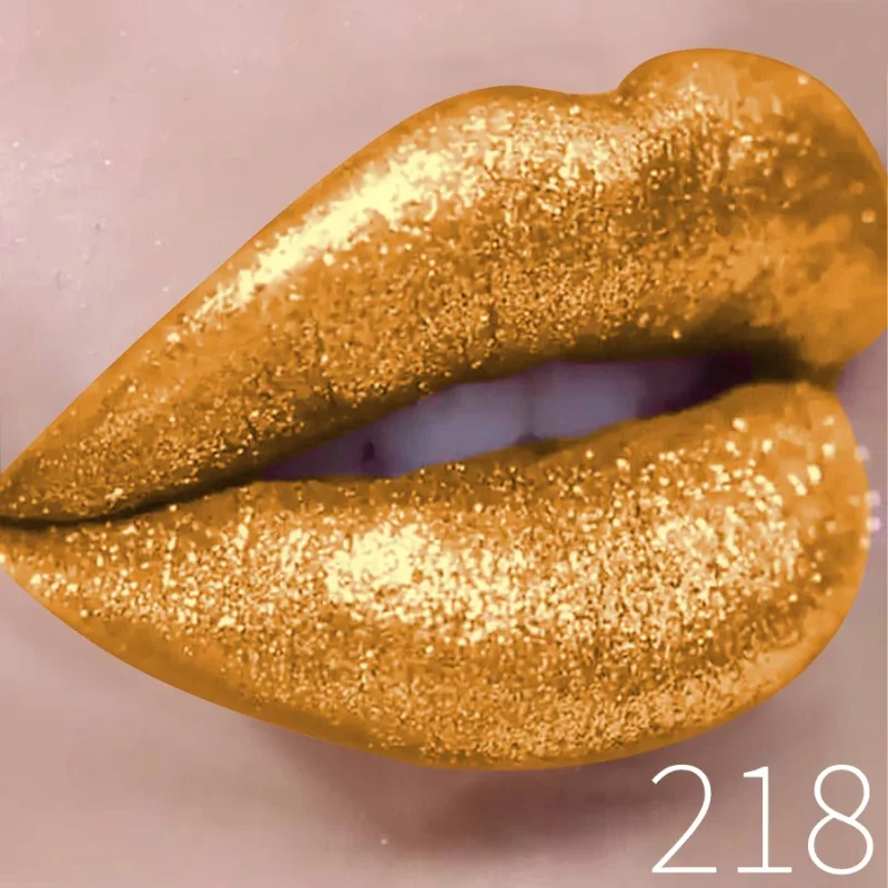 Rouge à lèvres liquide métallique imperméable, brillant à paillettes, longue durée, perle brillante, haute pigmentation, teinte, cadeaux de maquillage coréen, 1 pièce — image 22
