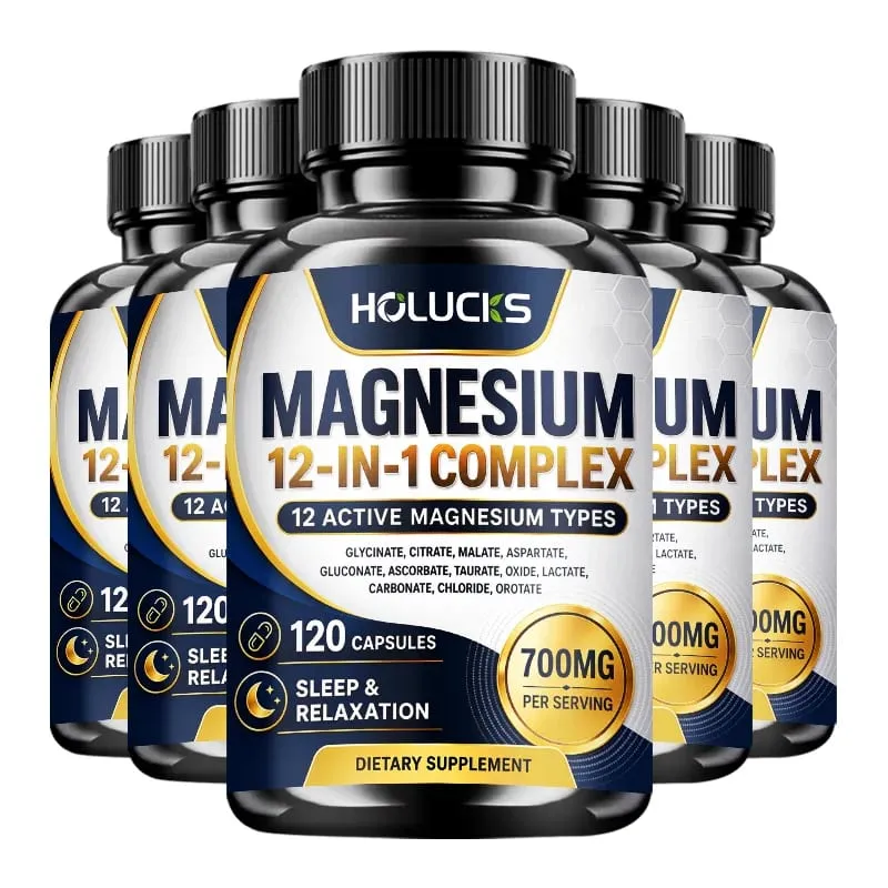 Magnesiumcapsules met 1000 mg citraat Ondersteuning Ontspanning Verlicht vermoeidheid Hartgezondheid Dagelijkse vitaliteit voor mannen en vrouwen — image 12