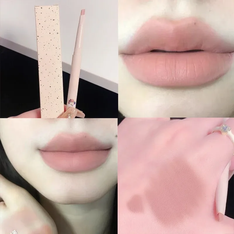 Matte Lip Liner Outline Lips Lipstick Pen Waterproof Long-lasting Color Lip Pencil Lipstick Pen — image 10