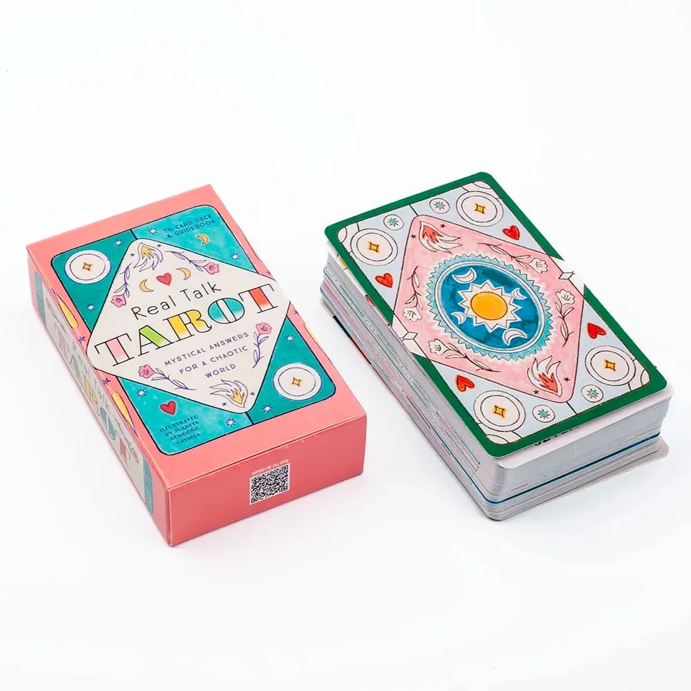 Real Talk Tarot Fortune Telling Divination Deck Jeu avec 78 cartes et guide Illustrations modernes Jeu de société amusant pour fête en famille — image 5