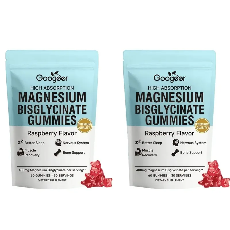Caramelle gommose al bisglicinato di magnesio per il sonno dei muscoli ossei, il benessere del sistema nervoso con vitamina D3 e zinco 60 caramelle gommose — image 10