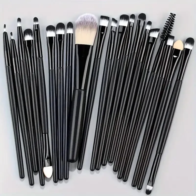 8st-20st sminkborstar set Mjuk fluffig ögonskugga Borste detalj Concealer Blush Loose Powder Foundation Highlighter Beauty Tool — image 11