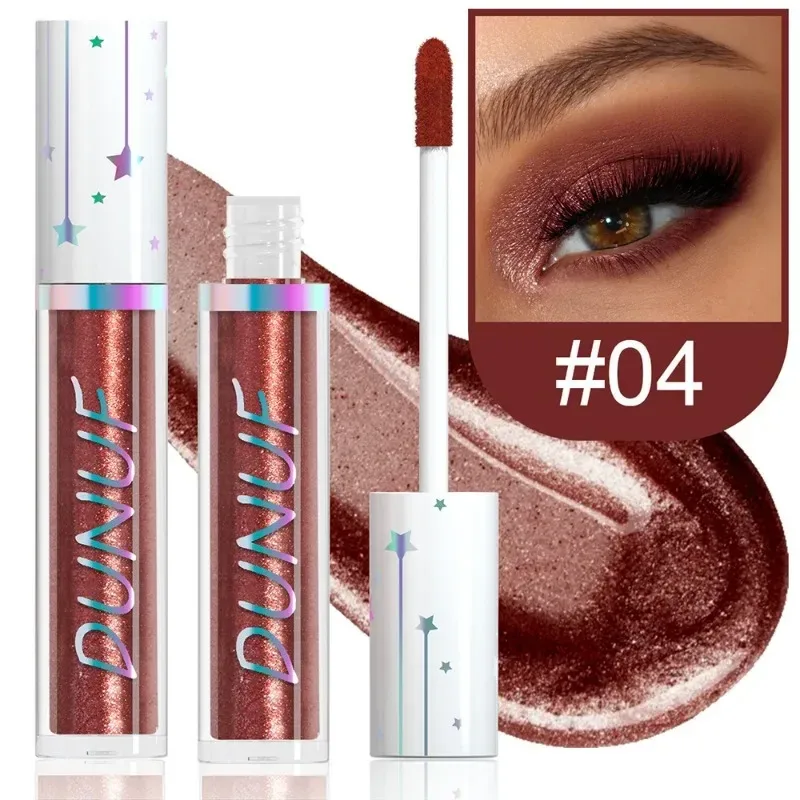 24 Farben Lidschatten-Stick, flüssiger Eyeliner, metallische Farbe, grün, Perlglanz, Glitzer, Lidschatten, wasserfest, Hochglanz-Make-up-Pigment — image 12