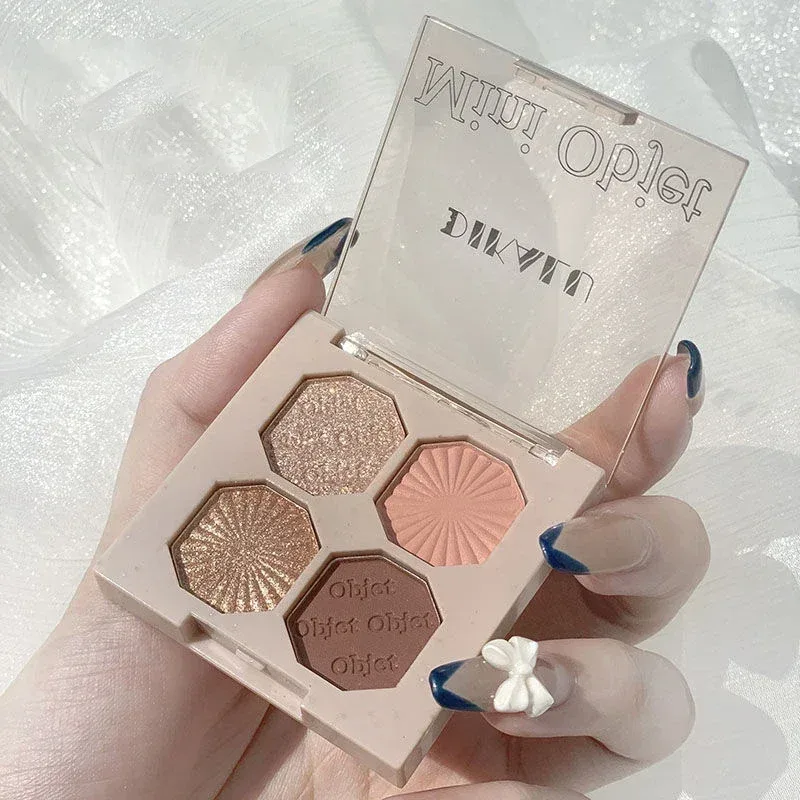 3/4 Colors Milk-Tea Eyeshadow Palette Professional Highlight Shimmer Brightening Long Lasting Eye Shadow Eye Makeup Eye Cosmetic — image 16