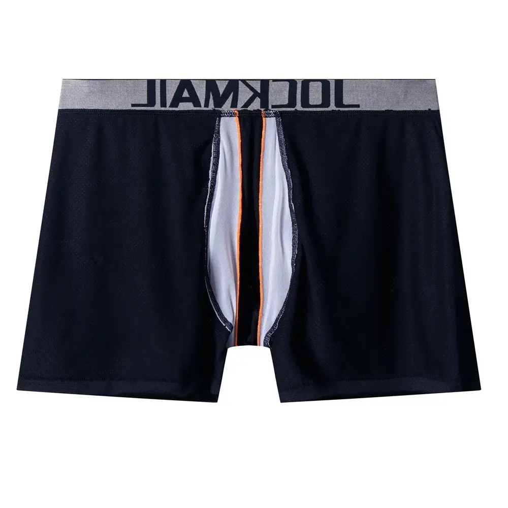 Sexy Men Underwear Men's Boxer 3D Hammock-shaped Pouch Designed Breathable Mesh Panels Men Boxershorts Trunk Male Underpants — image 5