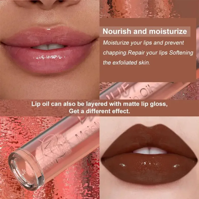 6 ชิ้น Velvet Matte Liquid ลิปสติกชุดกันน้ำ Long Lasting Nude Rose Red Lip Oil สำหรับความชื้นและ Shine — image 4