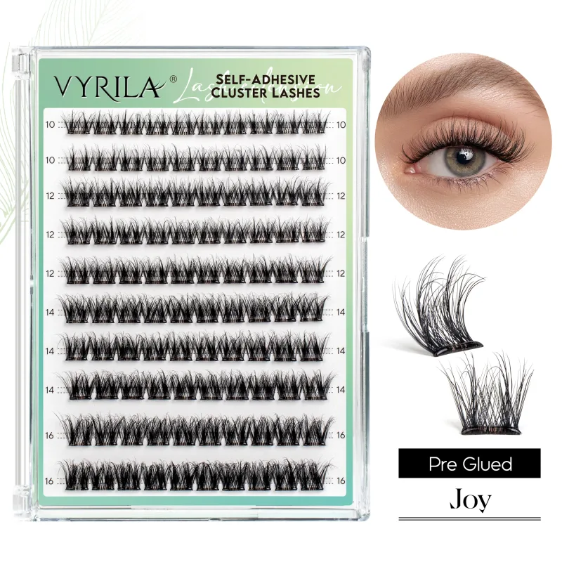 Samolepící řasy Bez nutnosti lepidla Řasy 10‑16 mm Předlepené řasy D Curl Soft Natural Press on Lashes — image 9