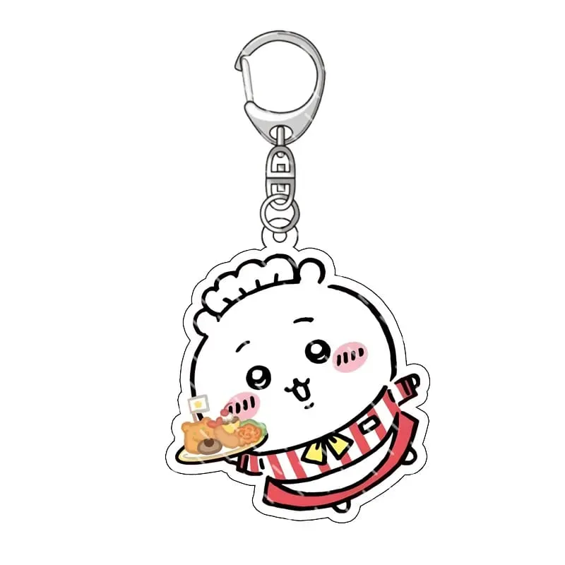 Yiji pendentif Anime bande dessinée acrylique périphérique porte-clés Hachiware Usagi mignon pendentif sac suspendu décoration décoration — image 12