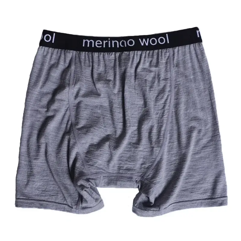 Men's 100% Merino Wool Boxer Briefs Men Merino Wool Underwear Base Layer Moisture Wicking Breathable Sports Hiking Underpants — image 10