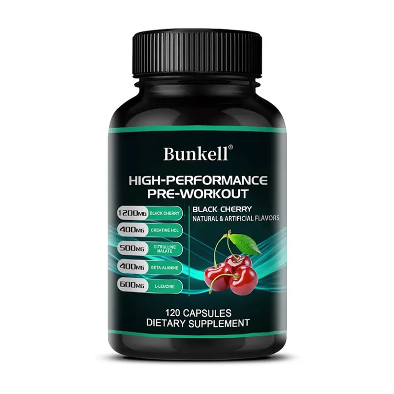 Bunkell Integratore Pre-Allenamento - Aminoacidi Creatina HCI Citrullina Malato Beta-Alanina Per Migliorare le Prestazioni Atletiche — image 9