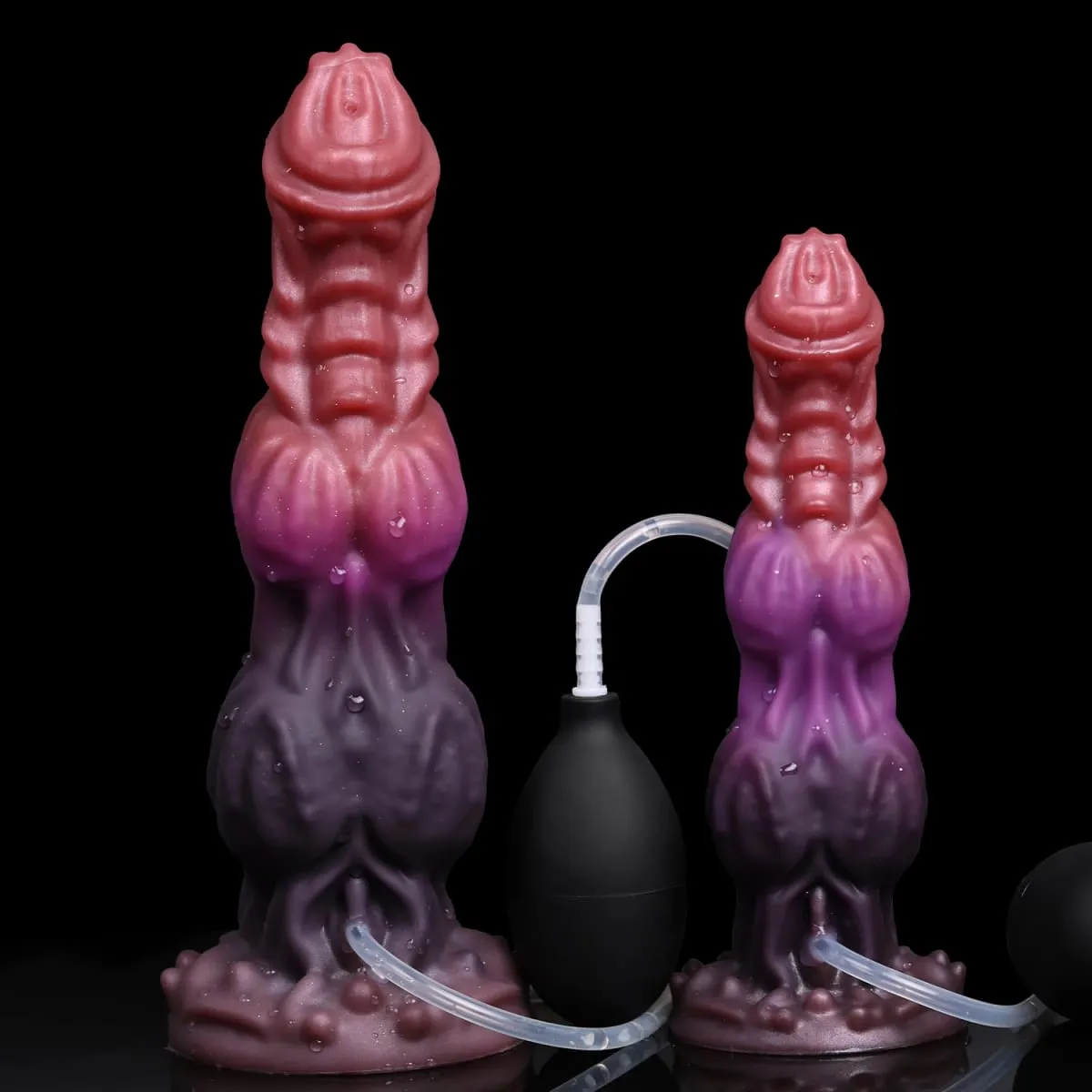 Ejakulation Anal Plug Hund Wolf Dildo Aufblasbare Big Knot Monster Dildos Penis Squirting Starker Sauger Dick Sexspielzeug für Frauen Männer — image 1