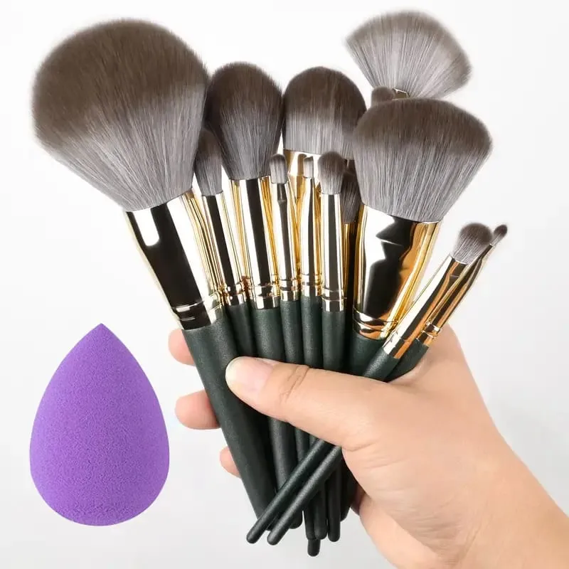 Nyt 10/32 STK Makeup Børster Sæt Soft Fluffy Powder Foundation Contour Blush Concealer Øjenskygge Blending Highlighter Beauty Tool — image 26