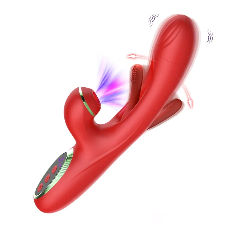 2 em 1 poderoso batendo batendo vibrador feminino para clitóris masturbação aquecimento empurrando vibrador para mulher sext brinquedo para adulto — image 12