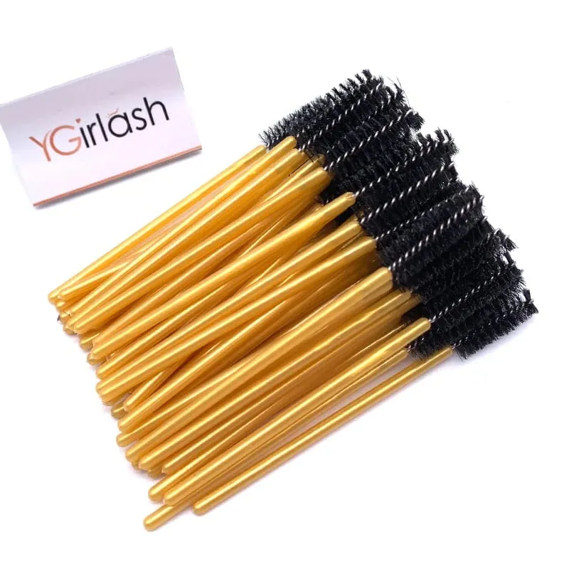 YGirlash 50Pcs Lash Swans Aplikator Bulu Mata Kristal Pemegang Berlian Pakai Nilon Tongkat Maskara Berus Alat Kosmetik — image 29