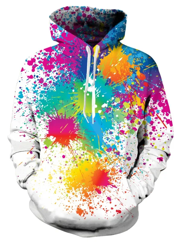 Męskie bluzy z kapturem zwierzęcy nadruk kota 3D wzór z kapturem jesienna bluza z kapturem z kieszenią bluza z kapturem Streetwear luźna wygodna — image 6